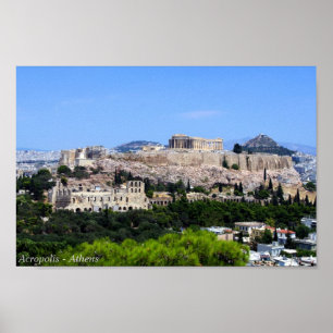 Acropolis - Athene Poster
