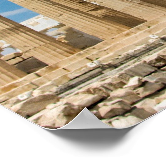 Acropolis, Athene - Poster (Hoek)