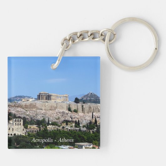 Acropolis - Athene Sleutelhanger (Achterkant)