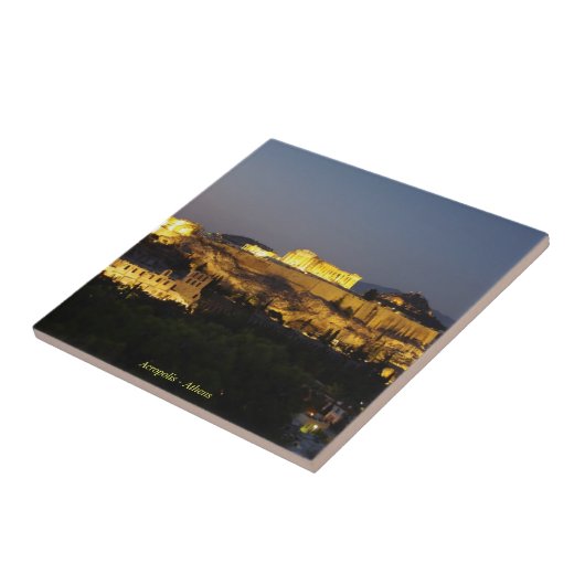 Acropolis - Athene Tegeltje (Zijkant)