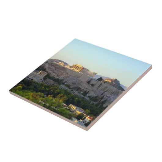 Acropolis - Athene Tegeltje (Zijkant)