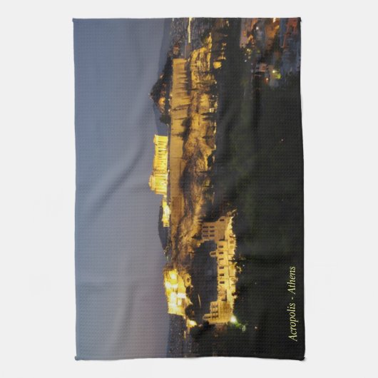 Acropolis - Athene Theedoek (Verticaal)