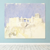 Acropolis Athens 1994 Canvas Afdruk (Insitu (Houten vloer))