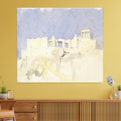 Acropolis Athens 1994 Canvas Afdruk (Insitu (Woonkamer))