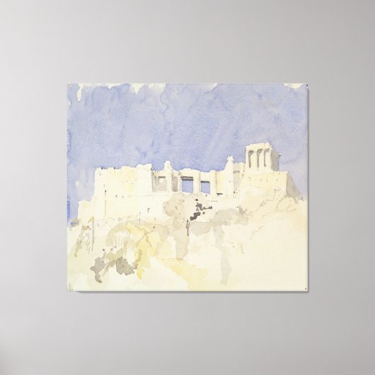 Acropolis Athens 1994 Canvas Afdruk (Voorkant)