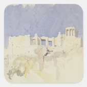 Acropolis Athens 1994 Vierkante Sticker (Voorkant)