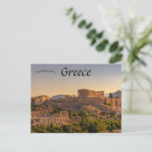 Acropolis Athens Griekenland Briefkaart (Staand voorkant)