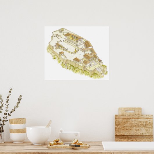 Acropolis Athens Poster (Keuken)
