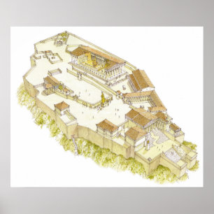 Acropolis Athens Poster
