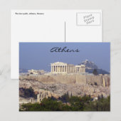 acropolis briefkaart (Voorkant / Achterkant)