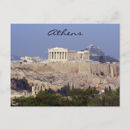 acropolis briefkaart (Voorkant)