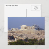 acropolis briefkaart (Voorkant / Achterkant)
