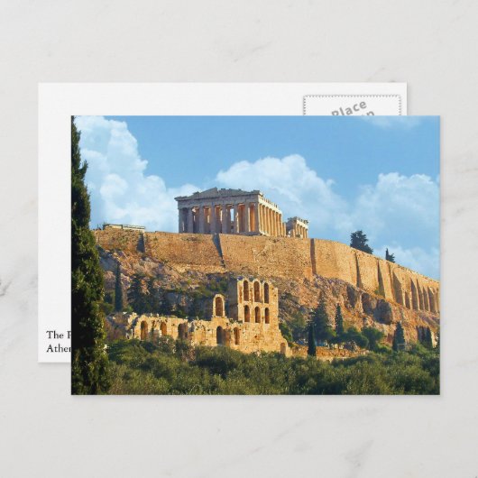 Acropolis Briefkaart (Voorkant / Achterkant)