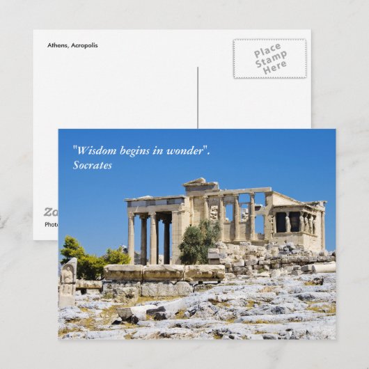 Acropolis Briefkaart (Voorkant / Achterkant)