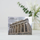 acropolis grijs briefkaart (Staand voorkant)