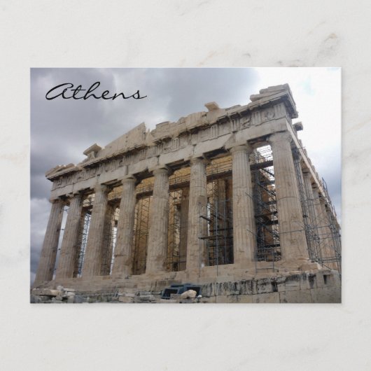 acropolis grijs briefkaart (Voorkant)