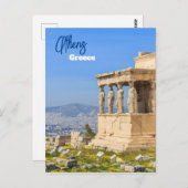 Acropolis hill, Athene, Griekenland Briefkaart (Voorkant / Achterkant)