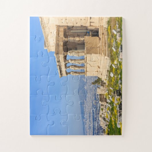 Acropolis hill, Athene, Griekenland Legpuzzel (Verticaal)