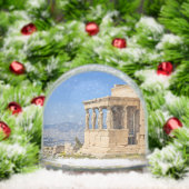 Acropolis Hill Athens – Ancient Greece Travel Sneeuwbol (Kerstmis)