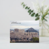 acropolis hill briefkaart (Staand voorkant)