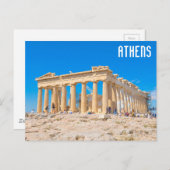Acropolis in Athene, Griekenland Briefkaart (Voorkant / Achterkant)