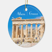 Acropolis in Athene, Griekenland Keramisch Ornament (Links)