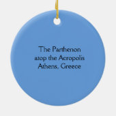 Acropolis Keramisch Ornament (Achterkant)