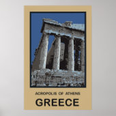 Acropolis of Athens Griekenland Poster (Voorkant)