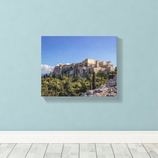ACROPOLIS PROPYLEA CANVAS AFDRUK (Insitu (Houten vloer))