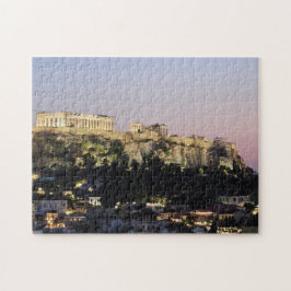 Acropolis 's Nachts Puzzel