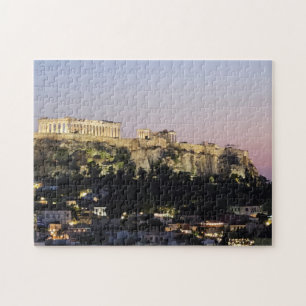 Acropolis 's Nachts Puzzel