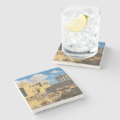 Acropolis Stenen Onderzetter (Zijkant)