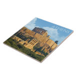 Acropolis Tegeltje<br><div class="desc">Keramische vierkantjes met een afbeelding van het glorieuze Parthenon op de Acropolis en de bogen van het Herodes Atticus-amfitheater hieronder in Athene,  Griekenland. Zie snoeppot,  mok,  papier bord en onderzetters. Zie het volledige collectie van de Tegel van Griekenland in de sectie van het Huis van het Huis.</div>