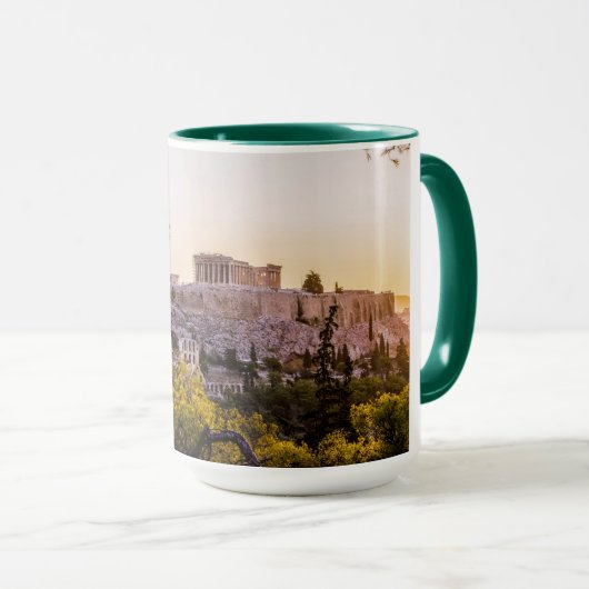 ACROPOLIS UITZICHT Koffie Mok (Voorkant rechts)