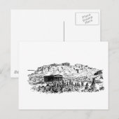 Acropolis van Athene Briefkaart (Voorkant / Achterkant)