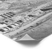 Acropolis van Athene Griekenland 1865 Poster (Hoek)