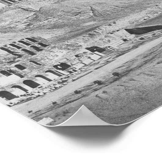 Acropolis van Athene Griekenland 1865 Poster (Hoek)