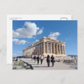Acropolis van Athene, Griekenland Briefkaart (Voorkant / Achterkant)
