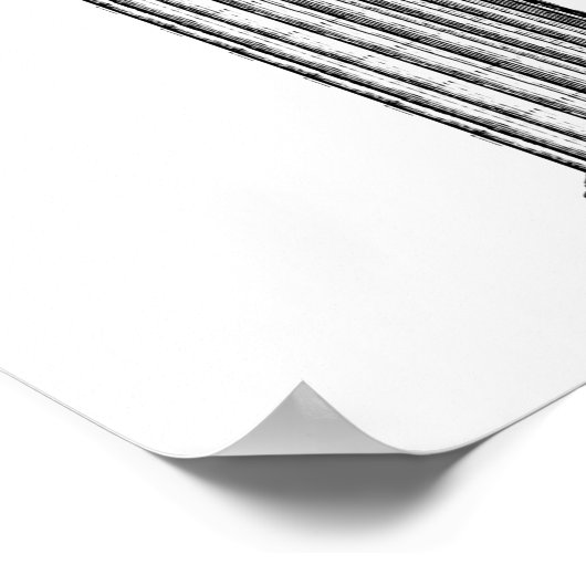 Acropolis van Athene Latitude-lengte Poster (Hoek)