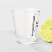 Acropolis van Athene Latitude-lengte Shot Glas (Links)