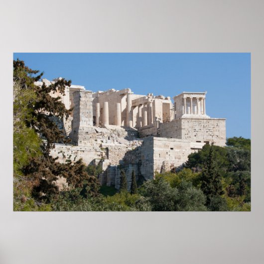 Acropolis van het Poster van Athene (Voorkant)