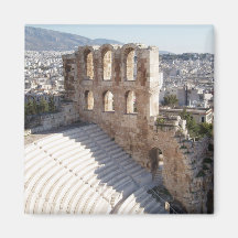 Acropolis vierkante magneet