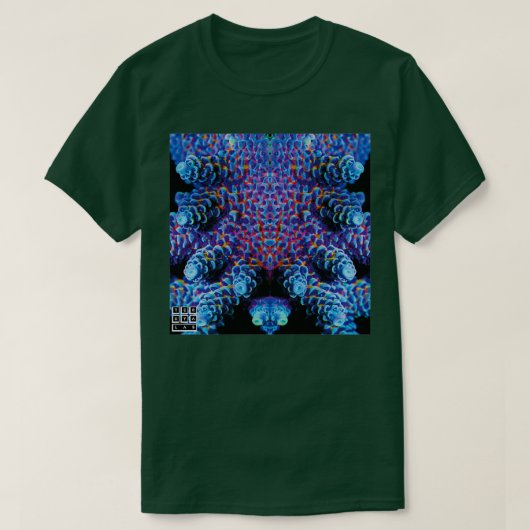 ACROPORA CORAL REEF SPS AQUARIUM T-SHIRT (Design voorkant)