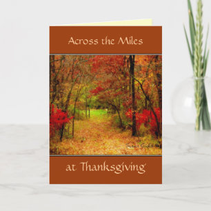 Across The Miles Thanksgiving Kaart