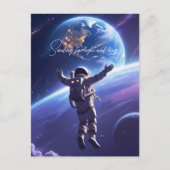 Across the Universe — Hug from Afar Greeting Card Uitnodiging Briefkaart (Voorkant)