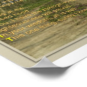 Acrostisch gedicht — HOLY SPIRIT Poster (Hoek)