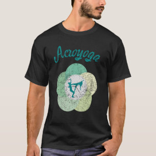 Acroyoga Power Workout Stijl Heilige Geometrie Acr T-shirt