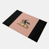 Acroyoga Shiba Inu | Cute Shiba Inu Yoga Lovers Deurmat (Schuin)