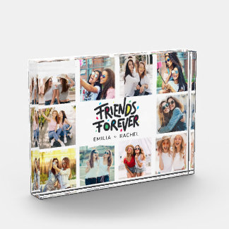 Acryl 10 Fotoblok Custom Collage Plaque