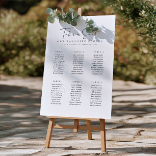 Acryl 6 Tafels Neem Plaats Zitplaatsindeling Bord